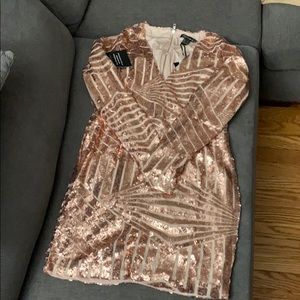 Re-Vamped Sequin Mini Dress